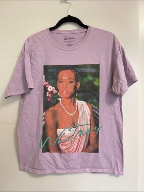 Whitney Captioned Lavender Graphic Tee
